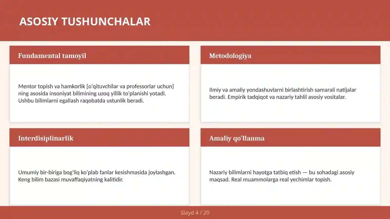 Mentor topish va hamkorlik [O'QITUVCHILAR VA PROFESSORLAR UCHUN] 4