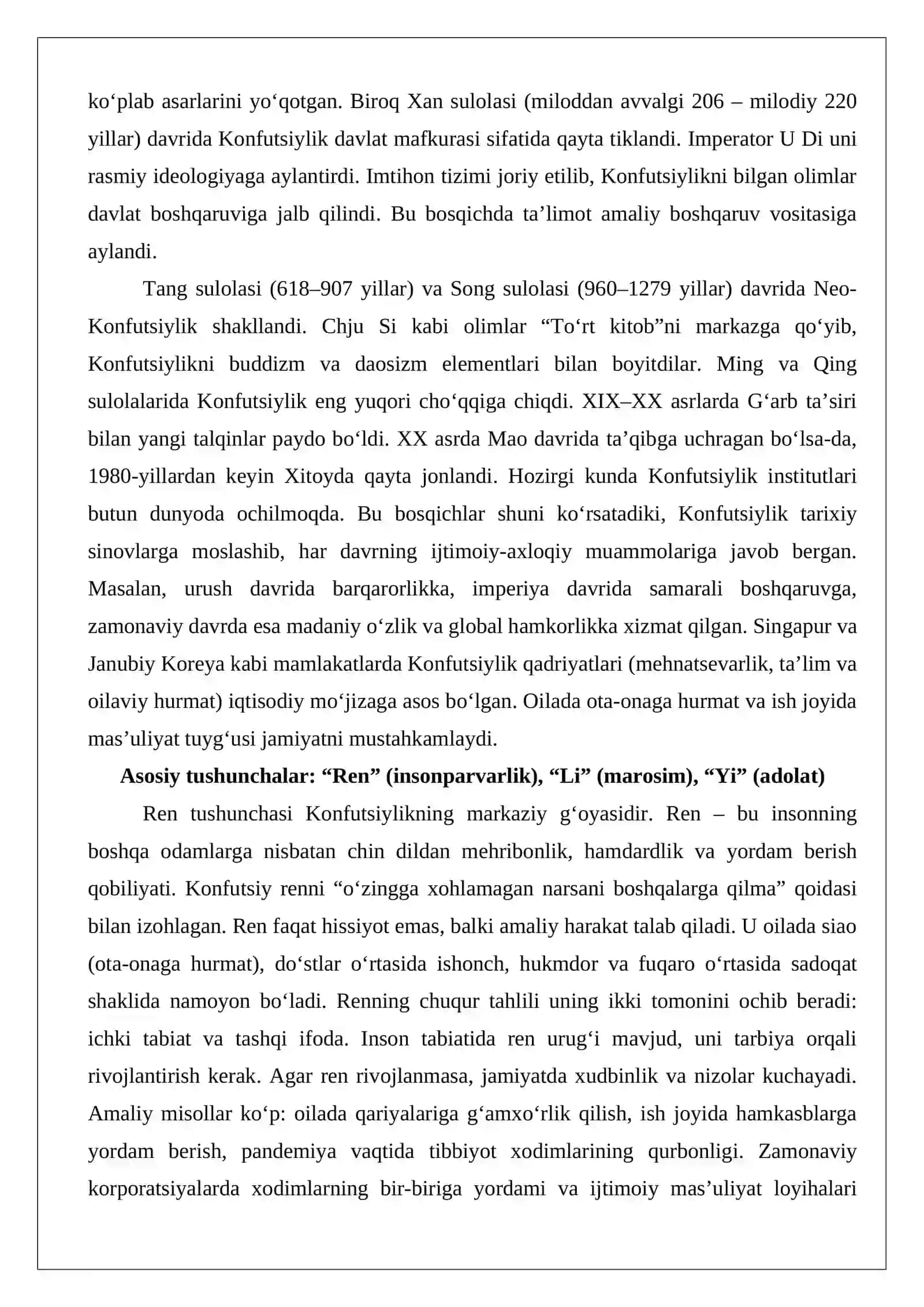 Konfutsiylik ta’limotida ijtimoiy-axloqiy masalalar 4