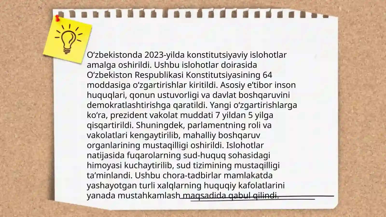 Oʻzbekistonda demokratik fuqarolar jamiyati asoslarining shakllanishi amalga oshirilgan siyosiy islohatlar 4