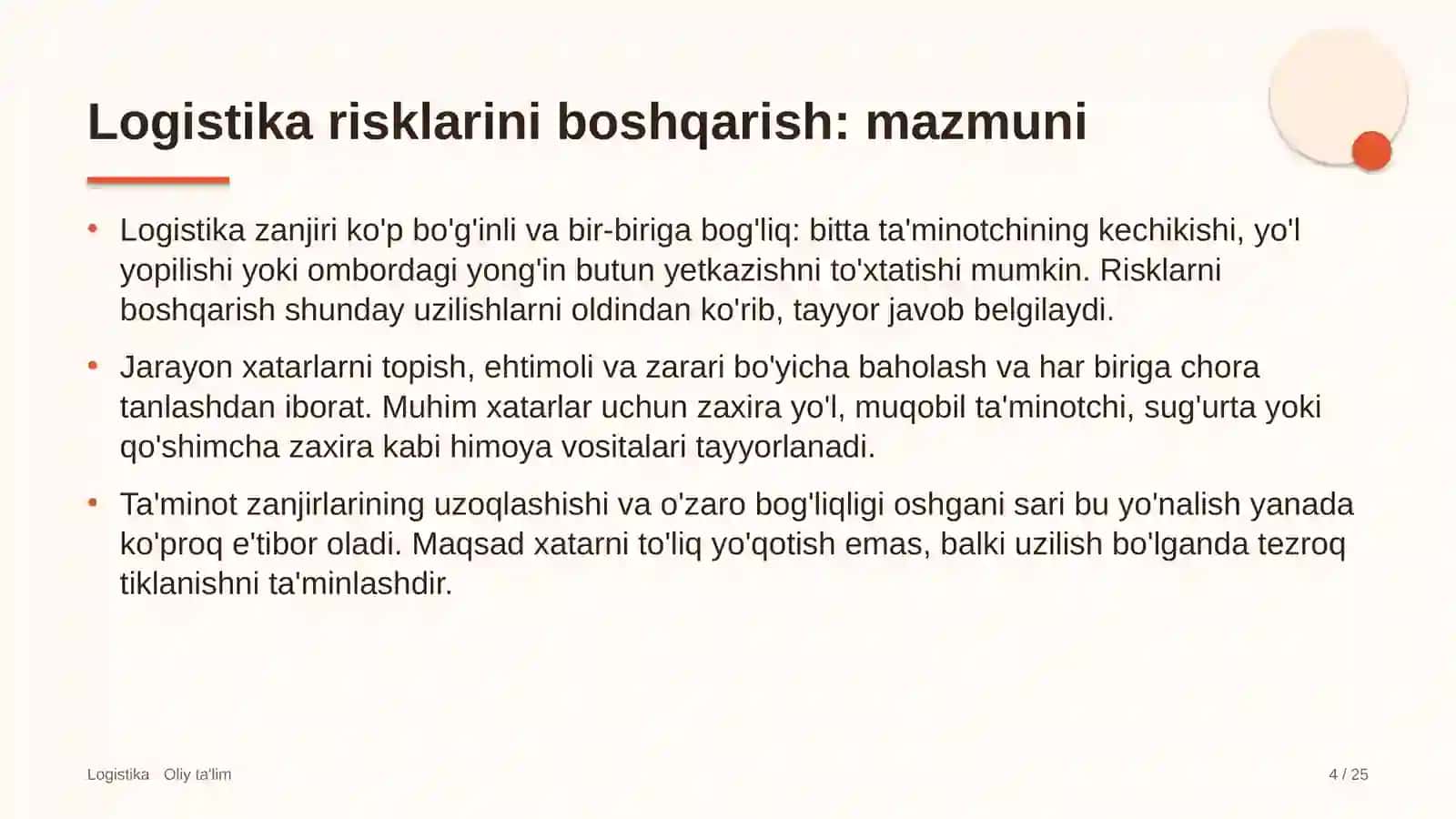 Beton zavodlarida logistika risklarini boshqarish 4
