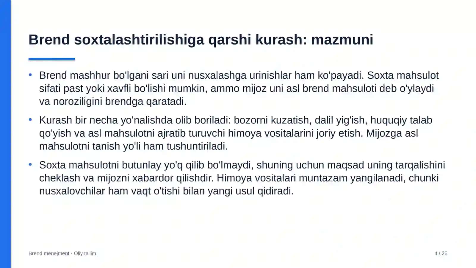 Bolalar o'yin markazlarida brend soxtalashtirilishiga qarshi kurashish 4