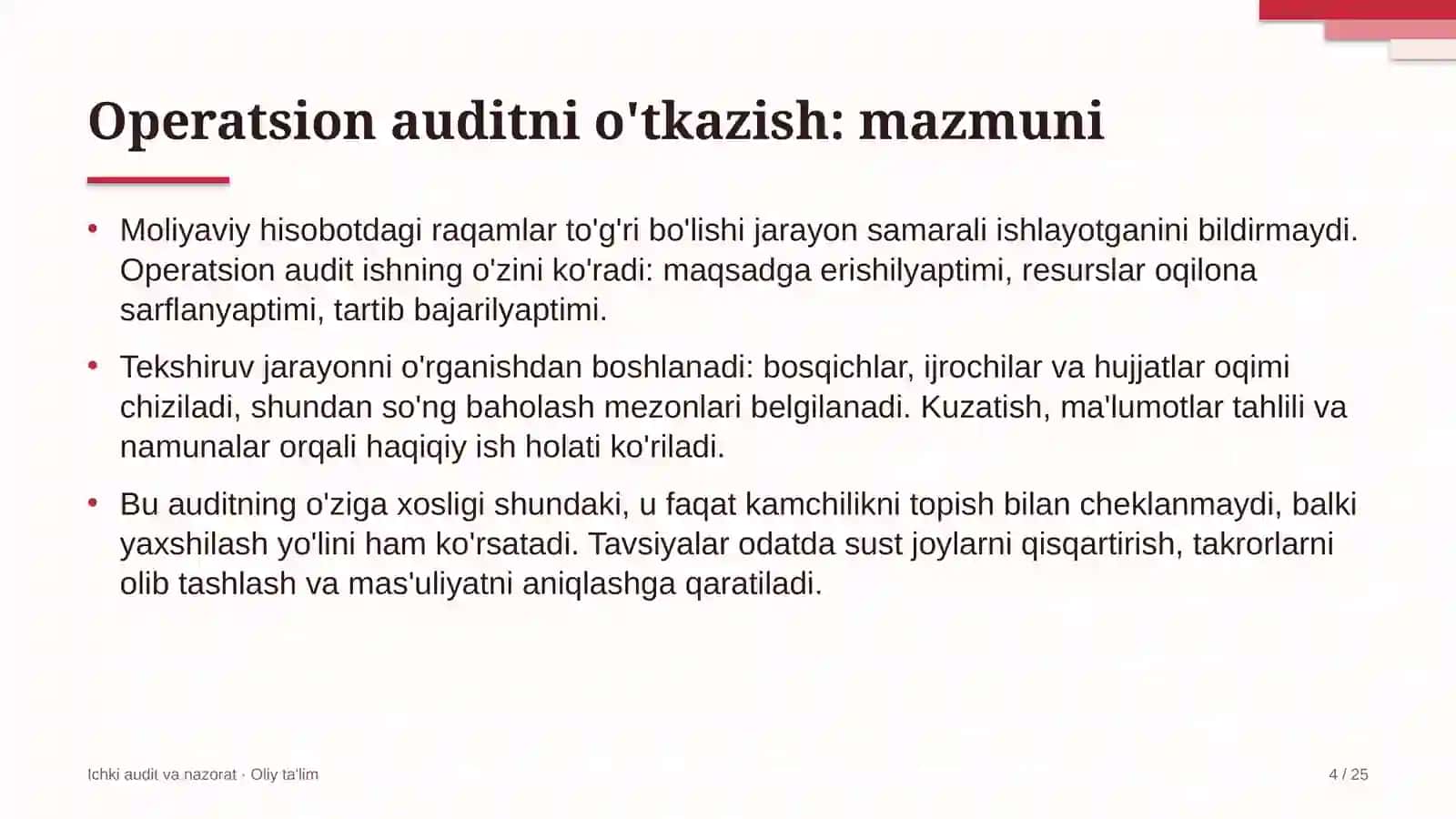 Fermer xo'jaliklarida operatsion auditni o'tkazish 4