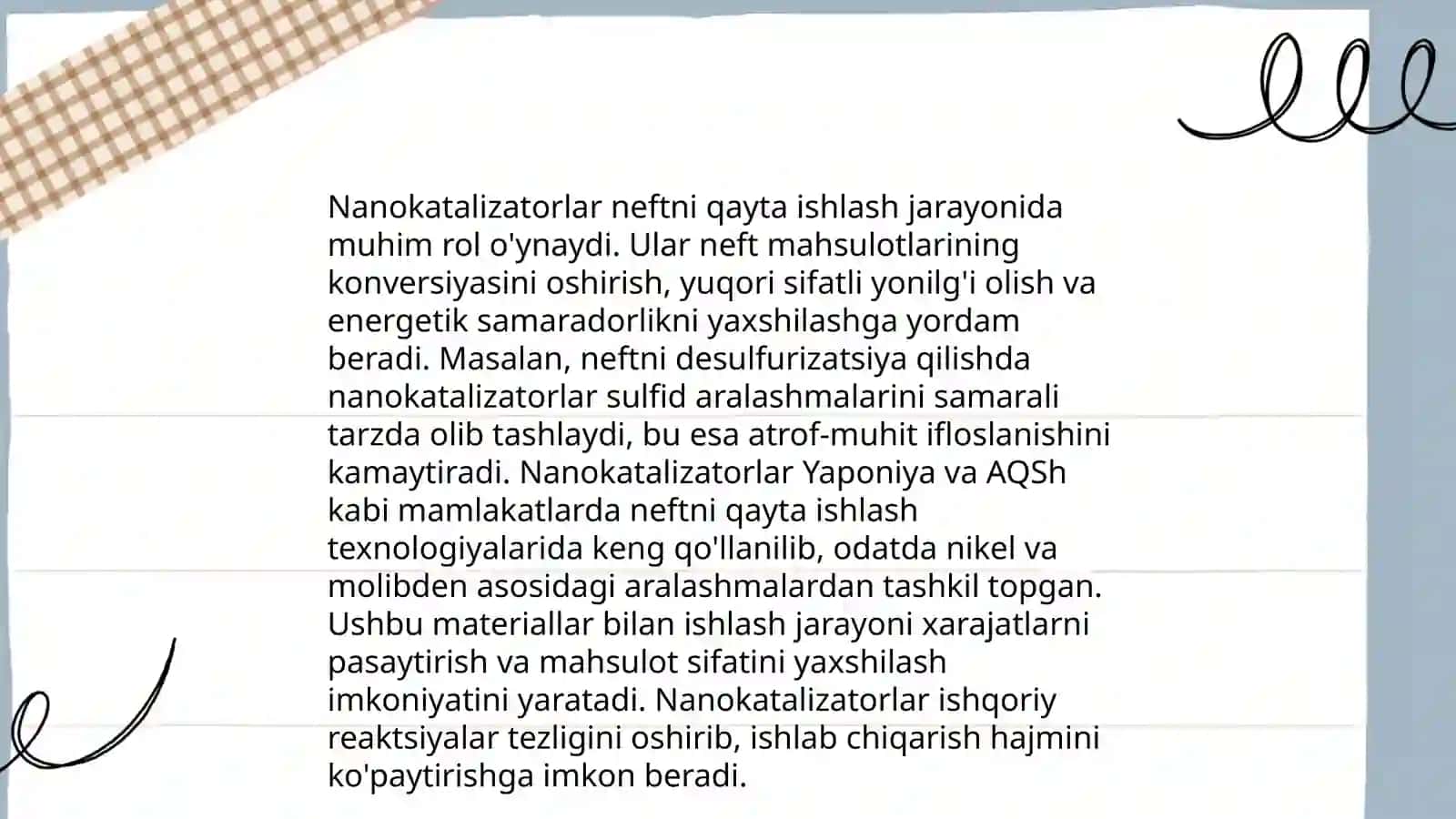 Nanotexnologiyalar orqali neftni qayta ishlash 4