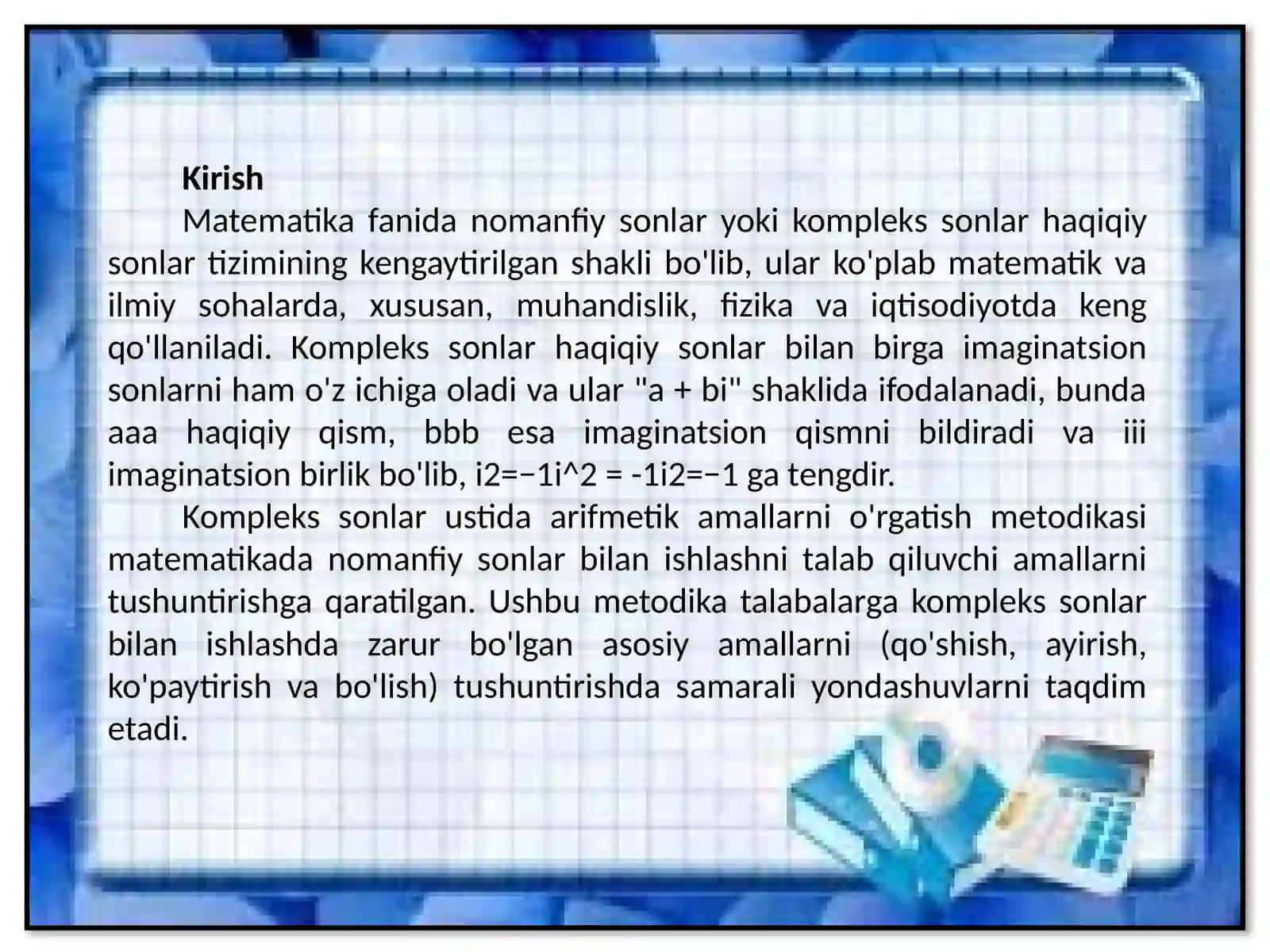 Nomanfiy sonlar ustida arifmetik amallarni o'rgatish metodikasi 4