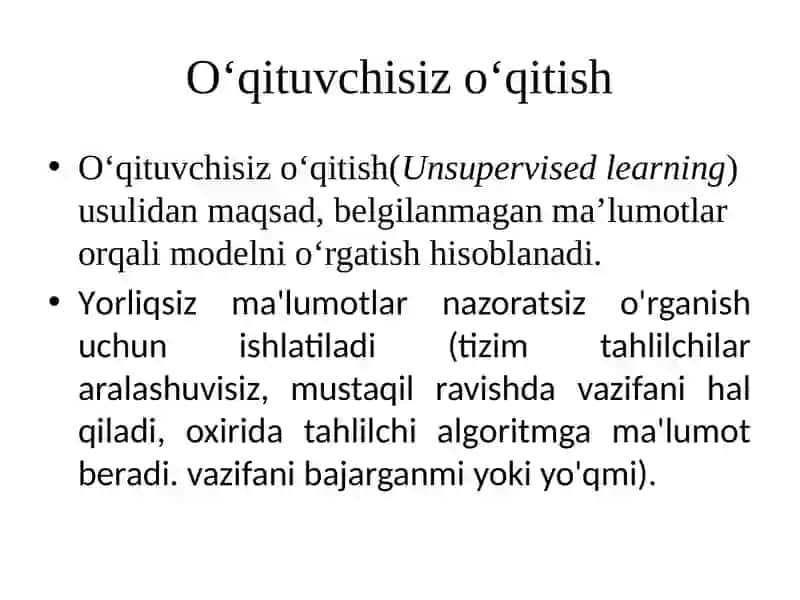 Oʻqituvchi-sizoʻqitish. K-Means Clustering 4