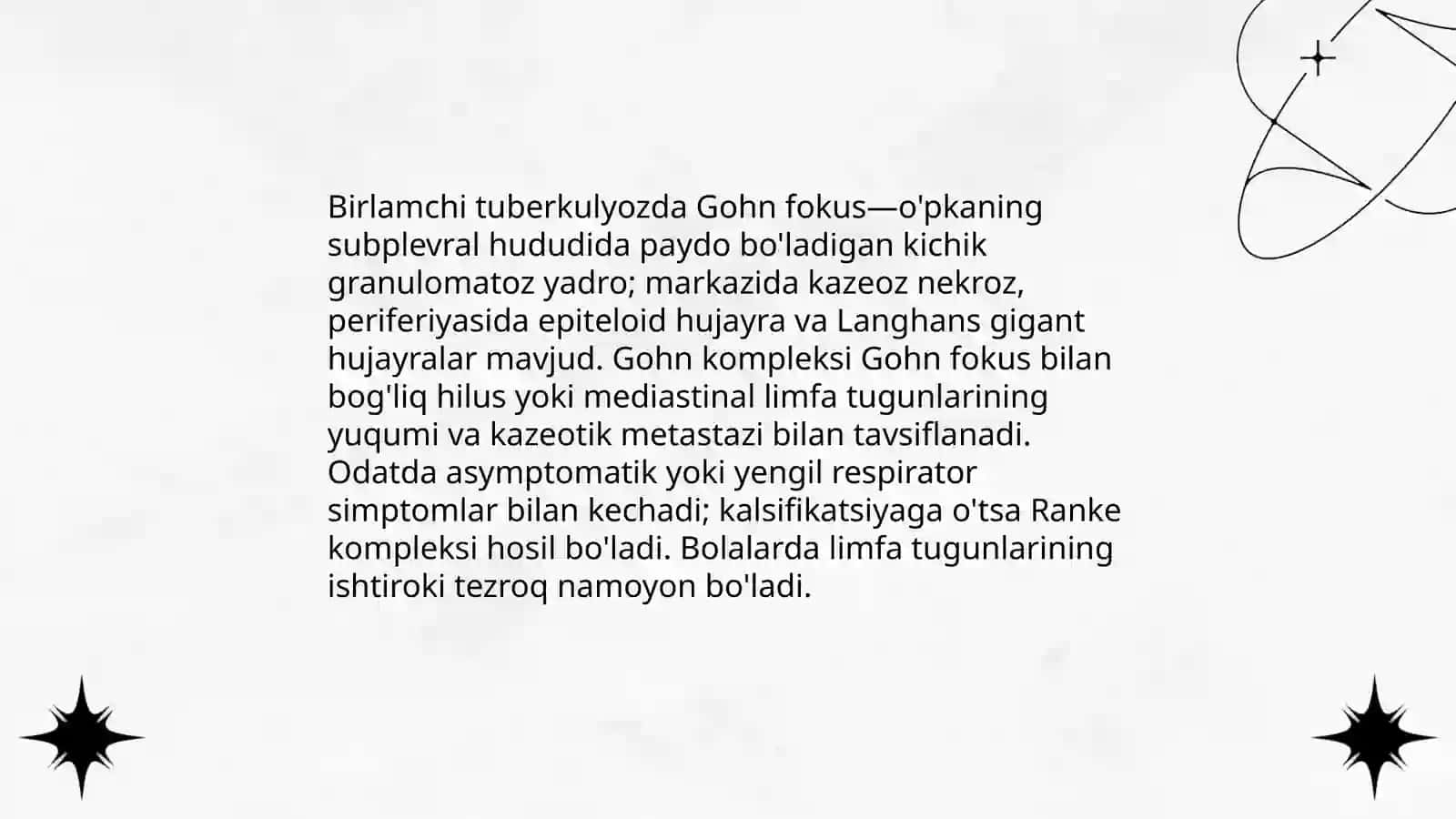 Tuberkulyozning klinik tasnifi 4