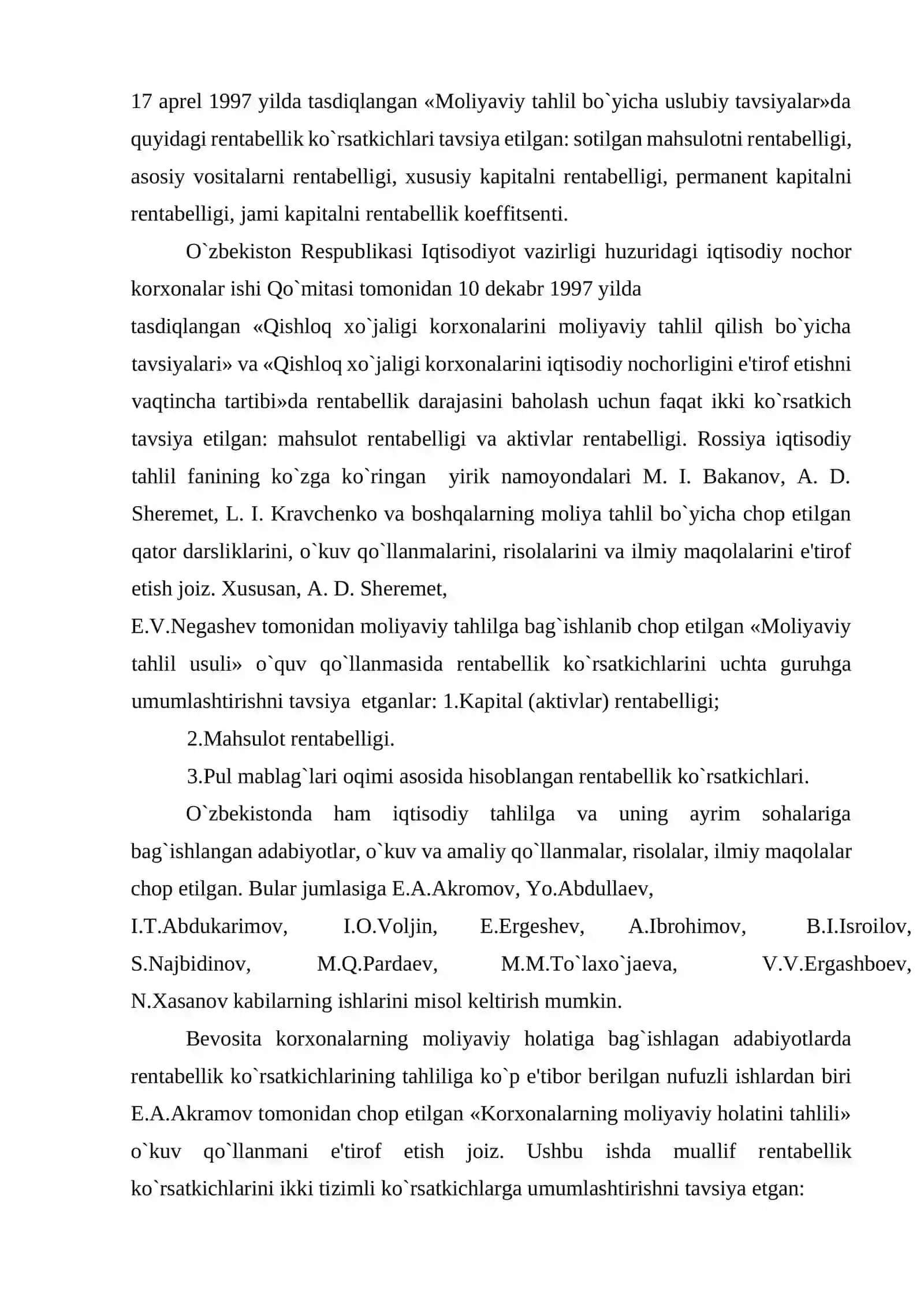 Moliyaviy faoliyatini ifodalovchi asosiy ko’rsatkichlarni tahlil qilish usullari 4