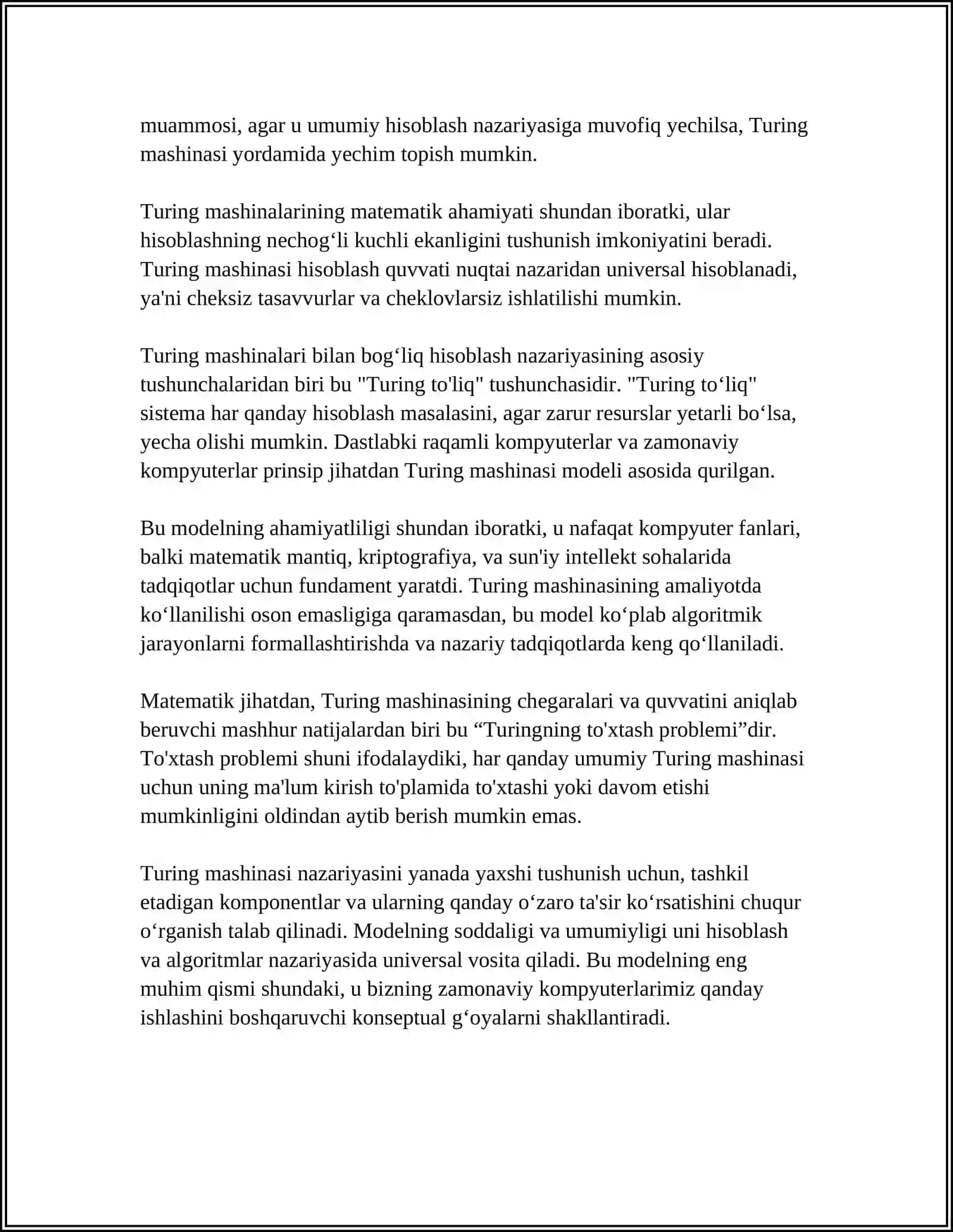 Turing Mashinasi 4