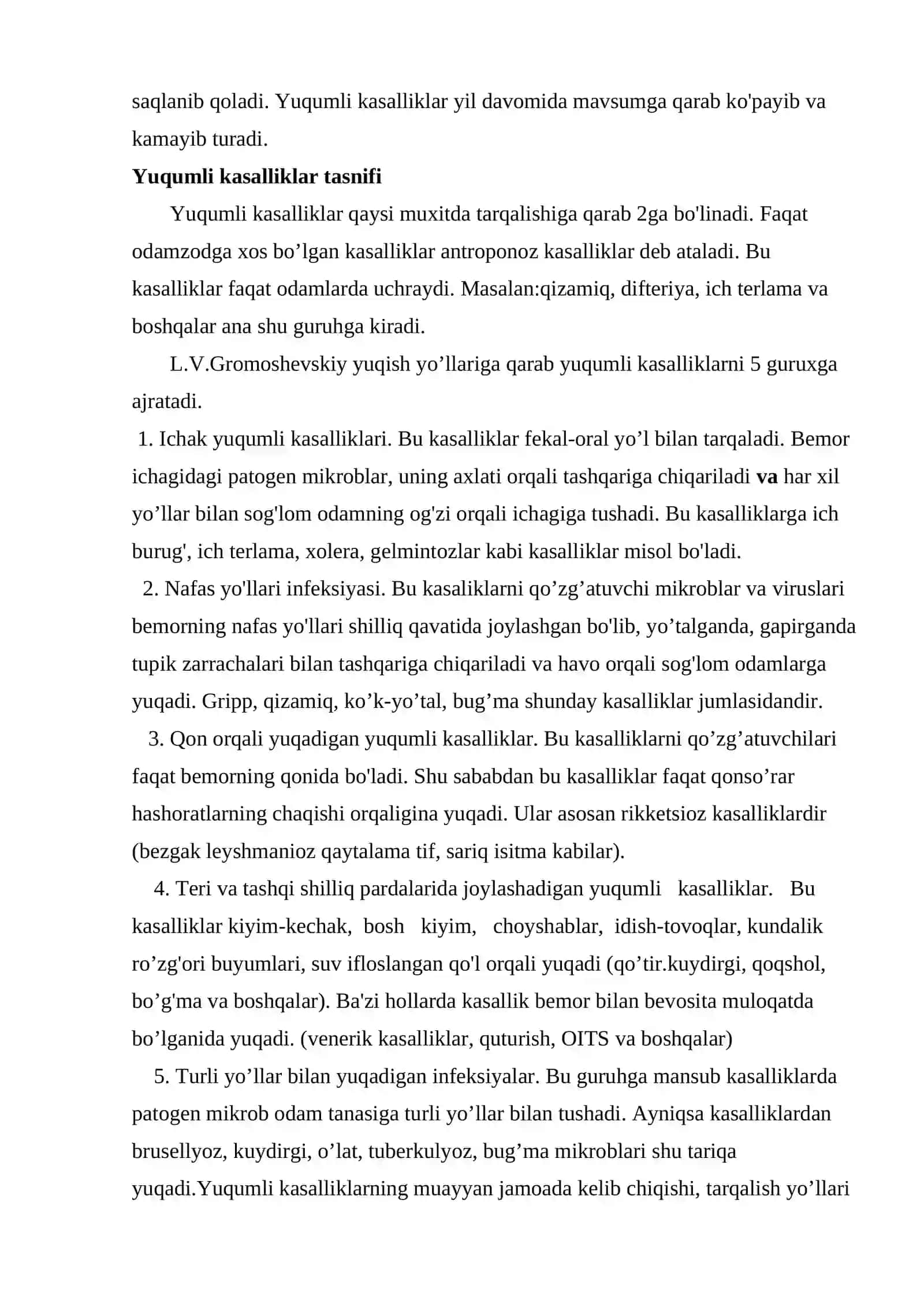 Epidemiologiya asoslari. Immunitet 4