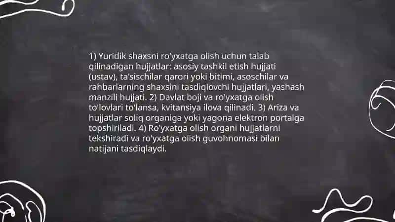 Yuridik shaxs tushunchasi va huquqiy maqomi 4