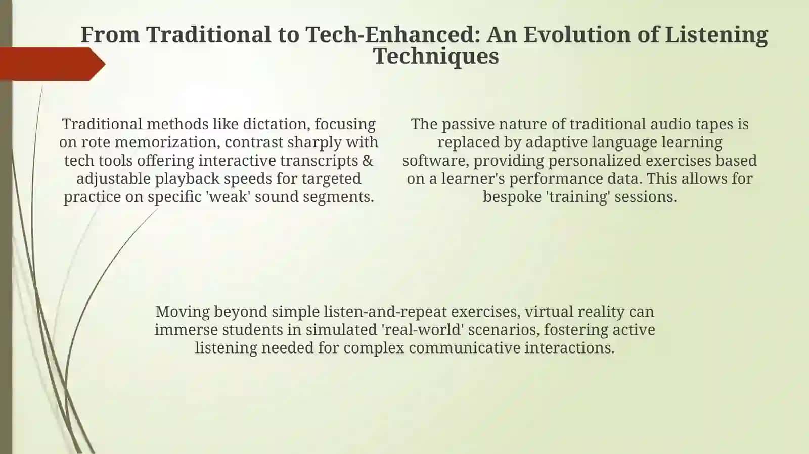 Technologies of teaching listening 4