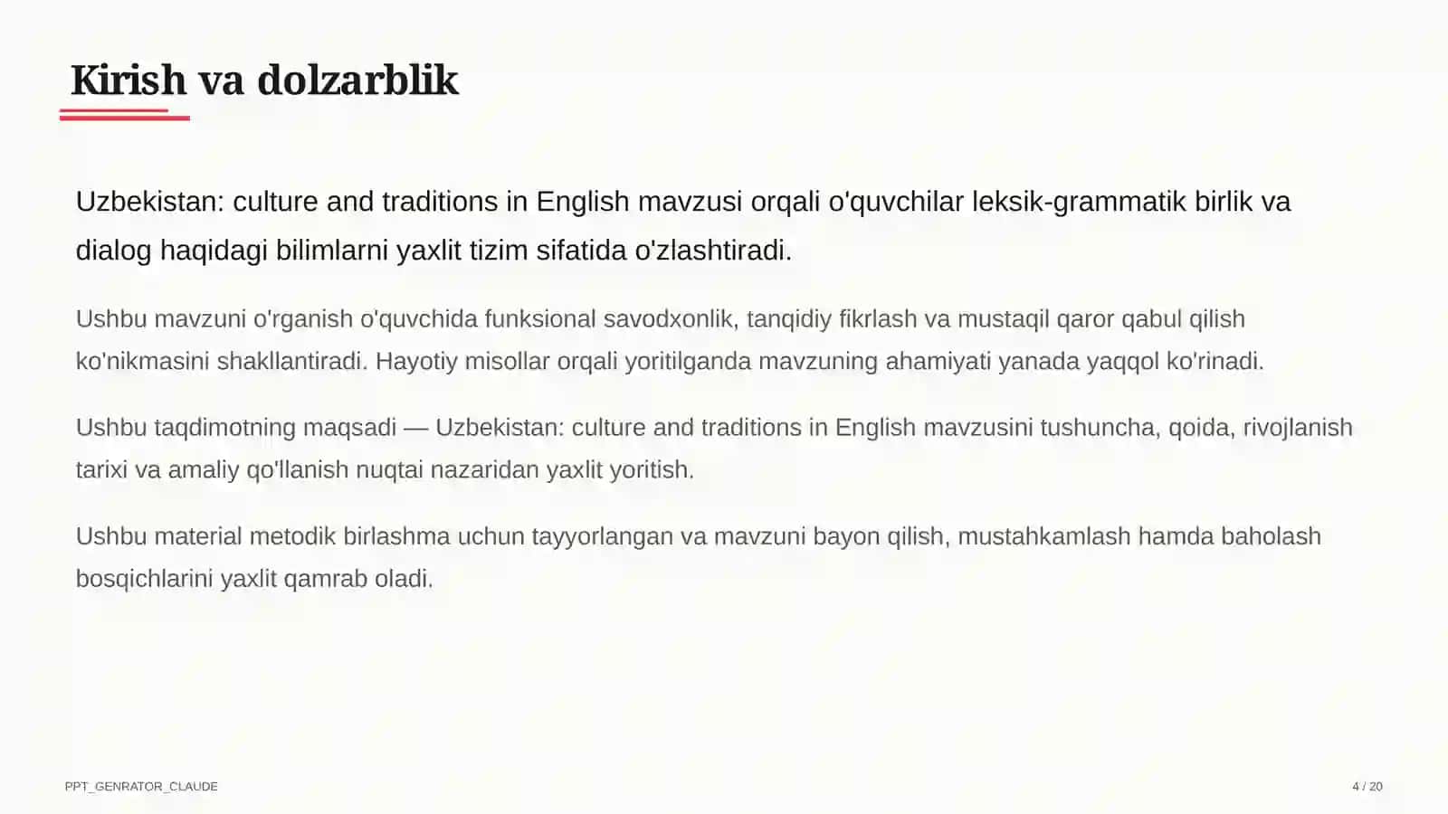 Ingliz tili (1– 11) — metodik birlashma uchun 4