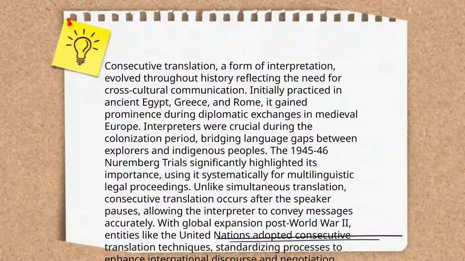 Consecutive translation 4