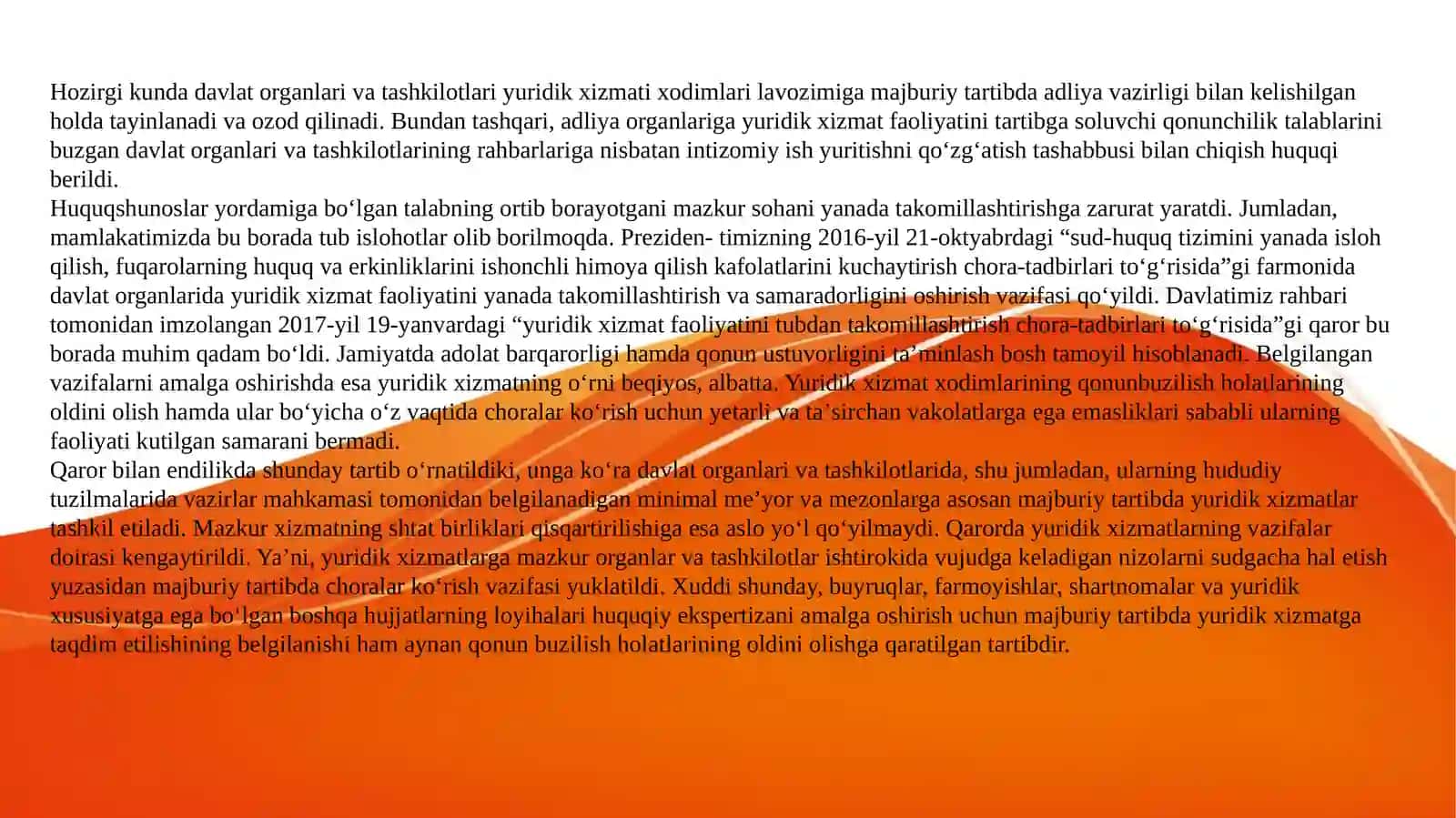 Biznes faoliyatida yuridik xizmat 4