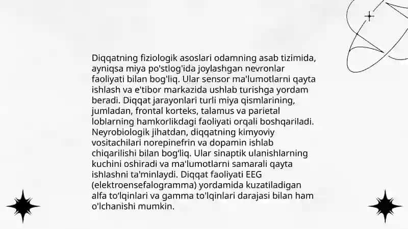 Bilish jarayonlari diqqat va xotira 4