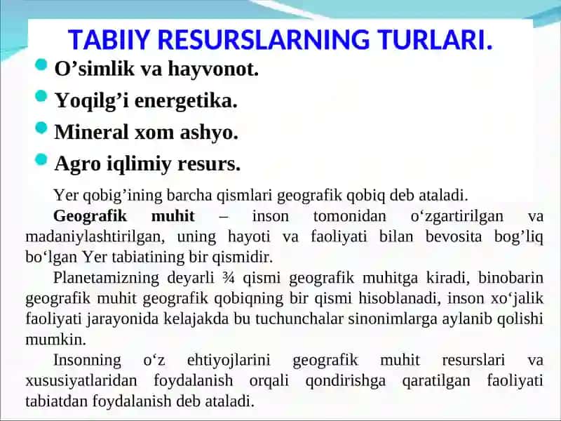 Jahon mamlakatlari iqtisodiy-ijtimoiy geografiyasi 4