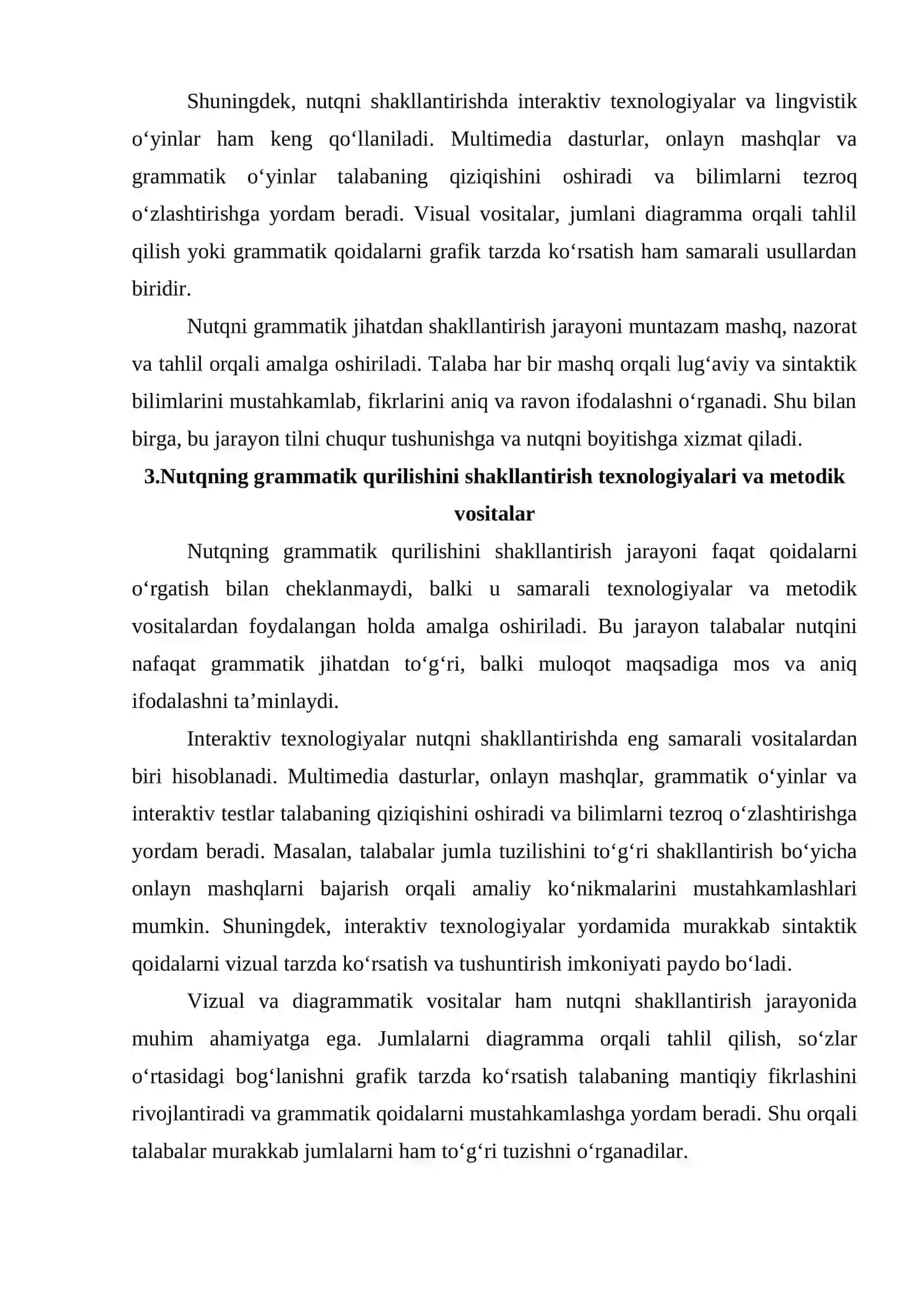 Nutqning grammatik qurilishi shakllantirish metodikasi. 4