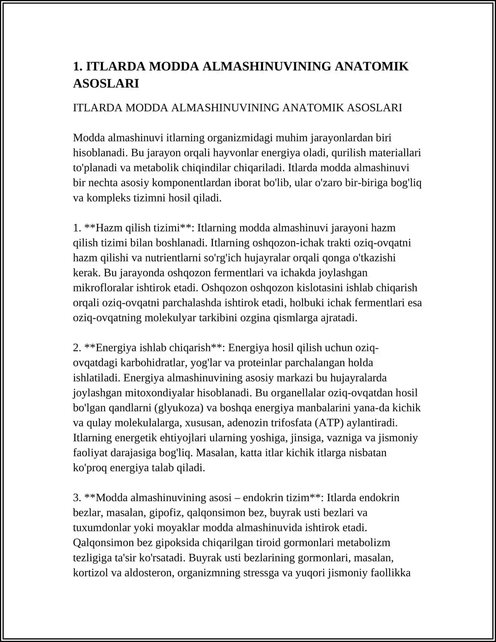 ITLARDA MODDA ALMASHINUV KASALLIKLAR 4
