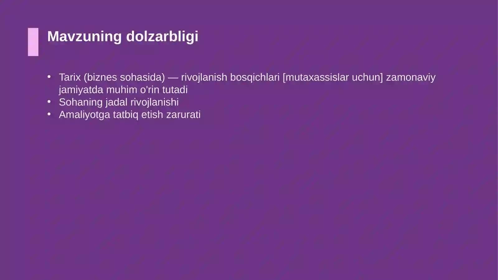 Tarix (biznes sohasida) — rivojlanish bosqichlari [mutaxassislar uchun] 4