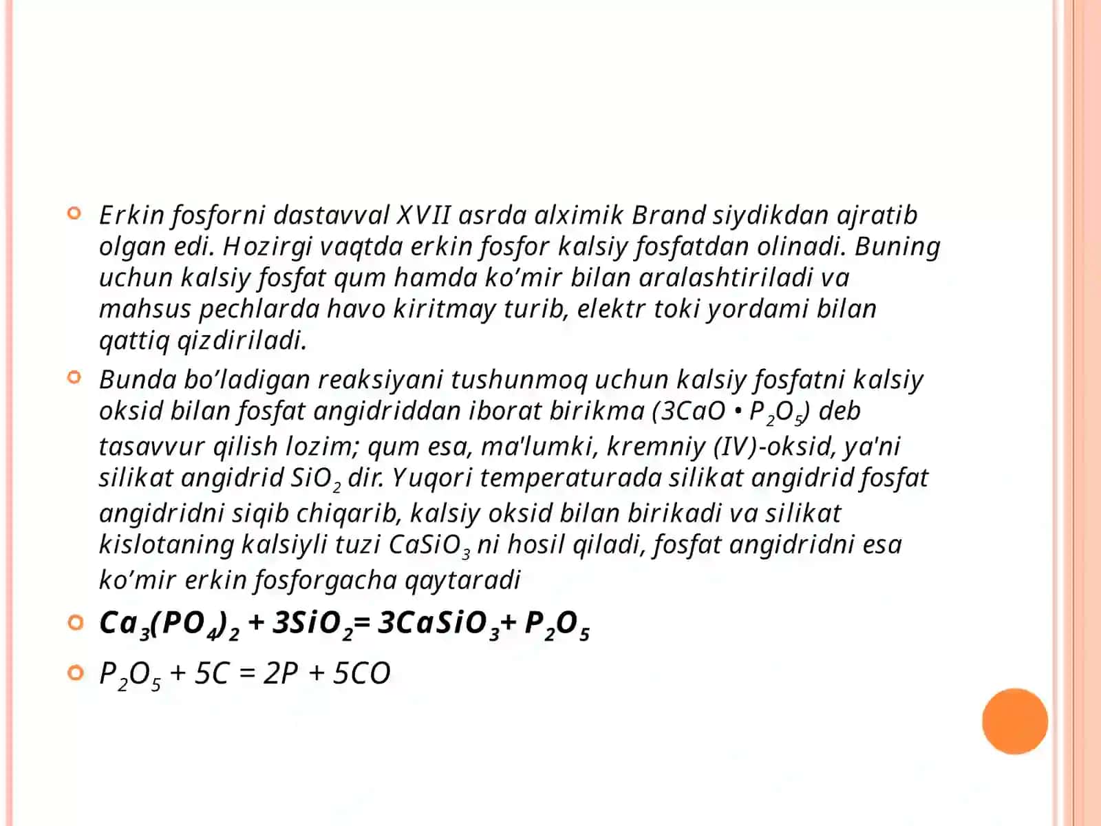 O’rta maktab kimyo kursida “Mineral o’g’itlar ishlab chiqarish”mavzusini o’qitish metodikasi. 4