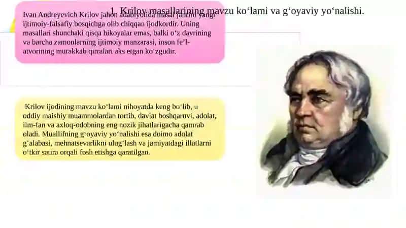 Ivan Krilov masallari tahlili. 4