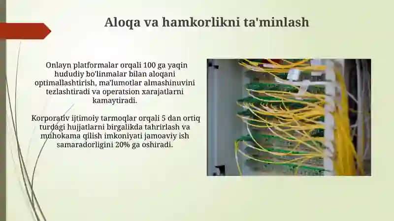 Axborot tizimlarining asosiy vazifalari 4