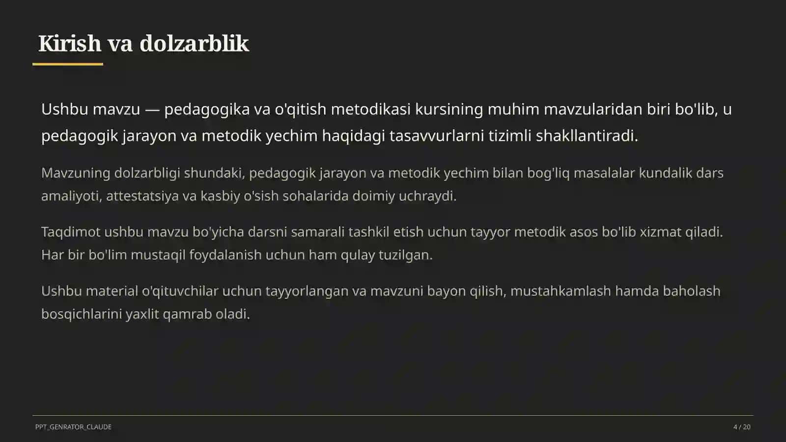 O'qituvchining nutq madaniyati va pedagogik muloqot 4