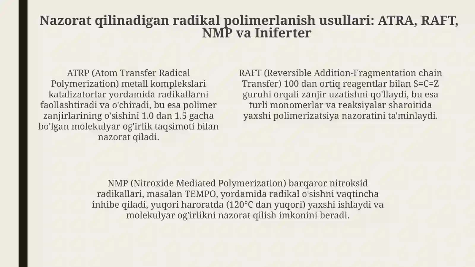 Kоmplеksrаdikаlpоlimеrlаnishrеаksiyalаrivаkinеtikаsi 4