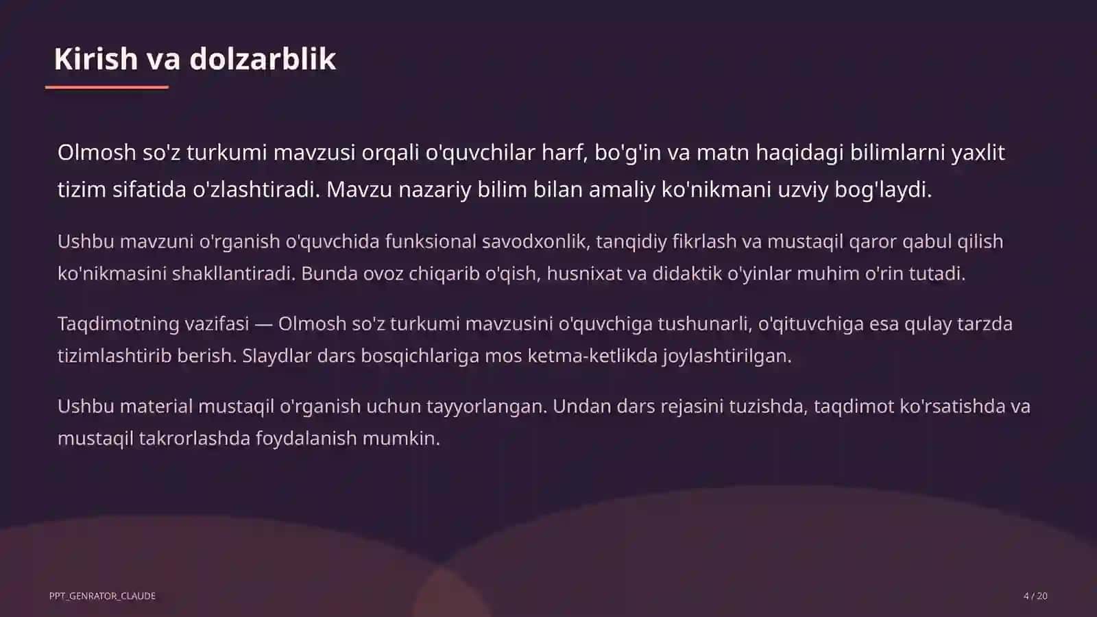 Olmosh so'z turkumi (4-sinf) 4