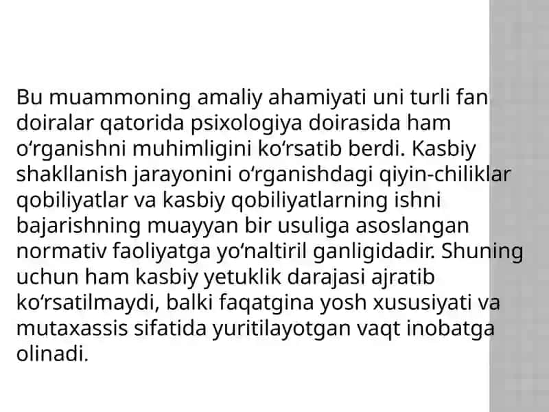 Kasbiy faoliyatni rivojlantiruvchii ta'lim 4