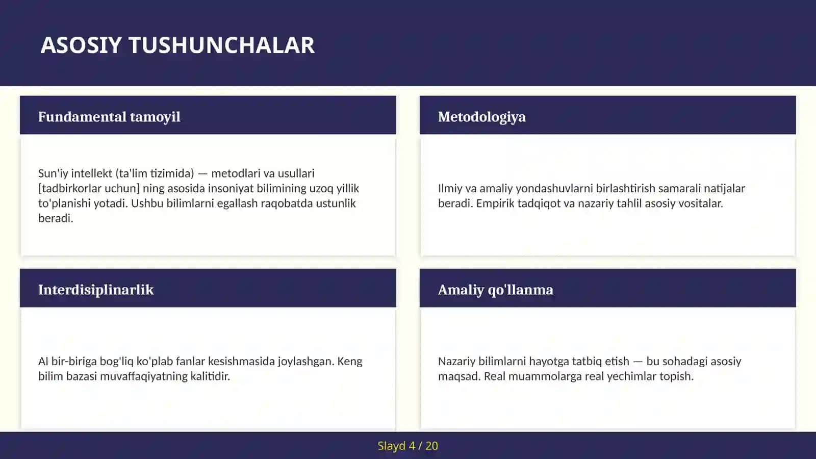 Sun'iy intellekt (ta'lim tizimida) — metodlari va usullari [tadbirkorlar uchun] 4