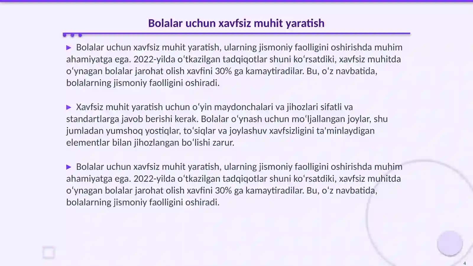Harakatli o‘yinlar uchun muhit 4