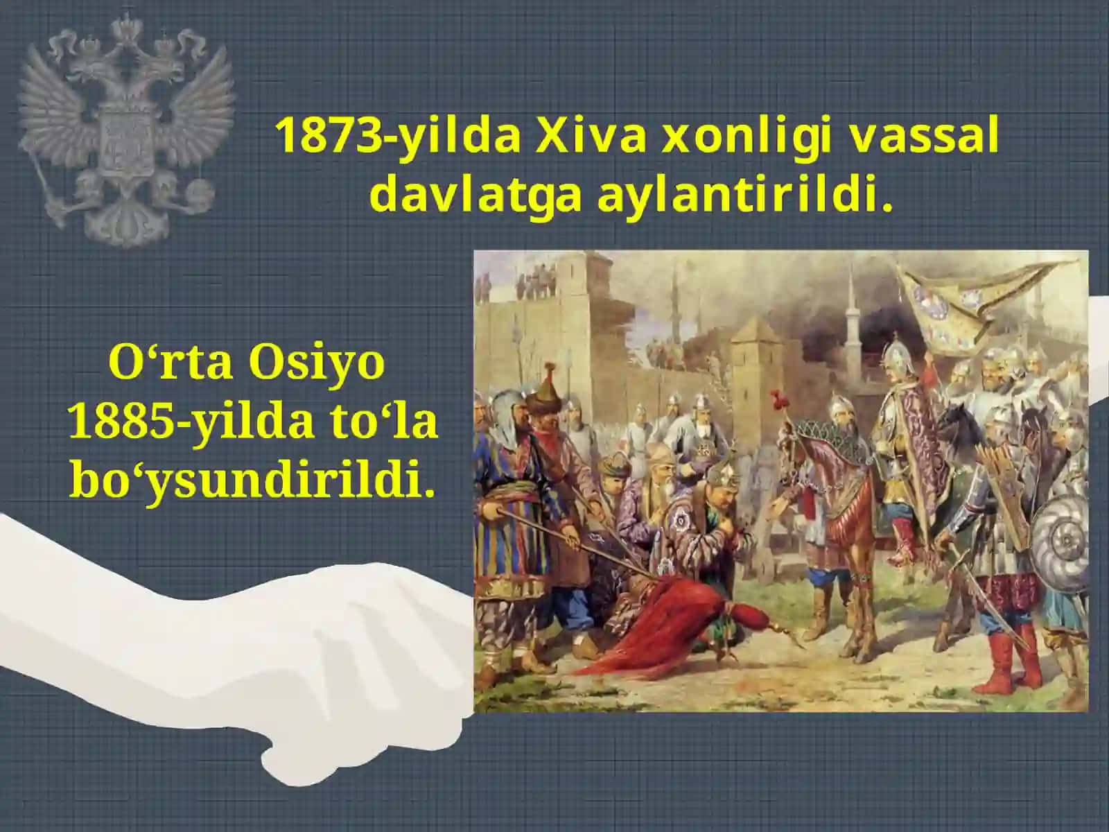 Podsho Rossiyasining ta'shqi siyosati 4