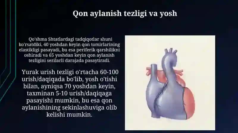 Yurak -qon tomir tizimining yoshga doir fiziologiyasi va gigiyenasi 4