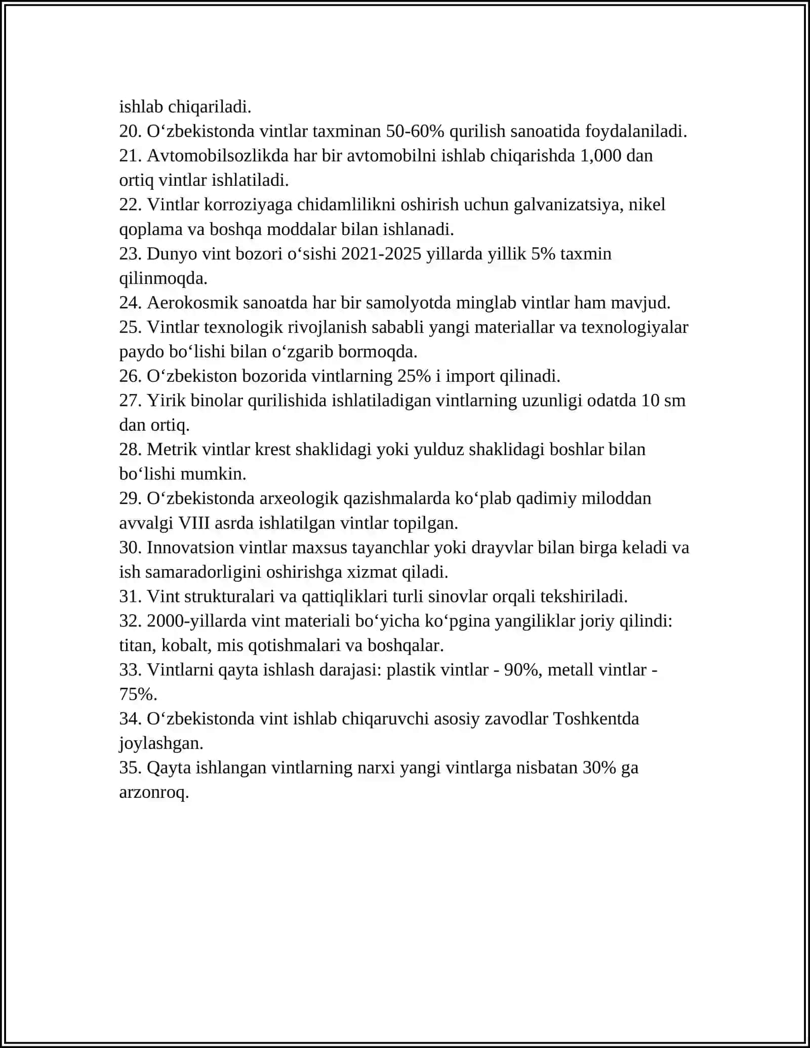 MASHINASOZLIKDA QOʻLLANILADIGAN MAHKAMLOVCHI QISMLAR(ELEMENTLAR) 4