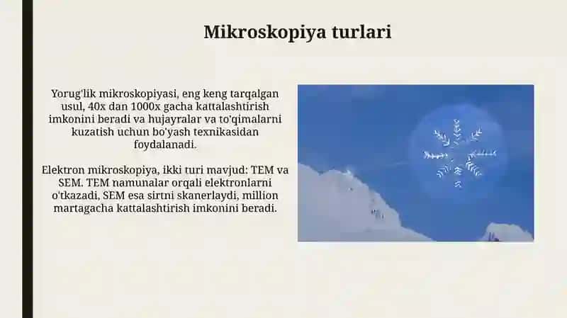 Mikroskopik tahlil asoslari 4