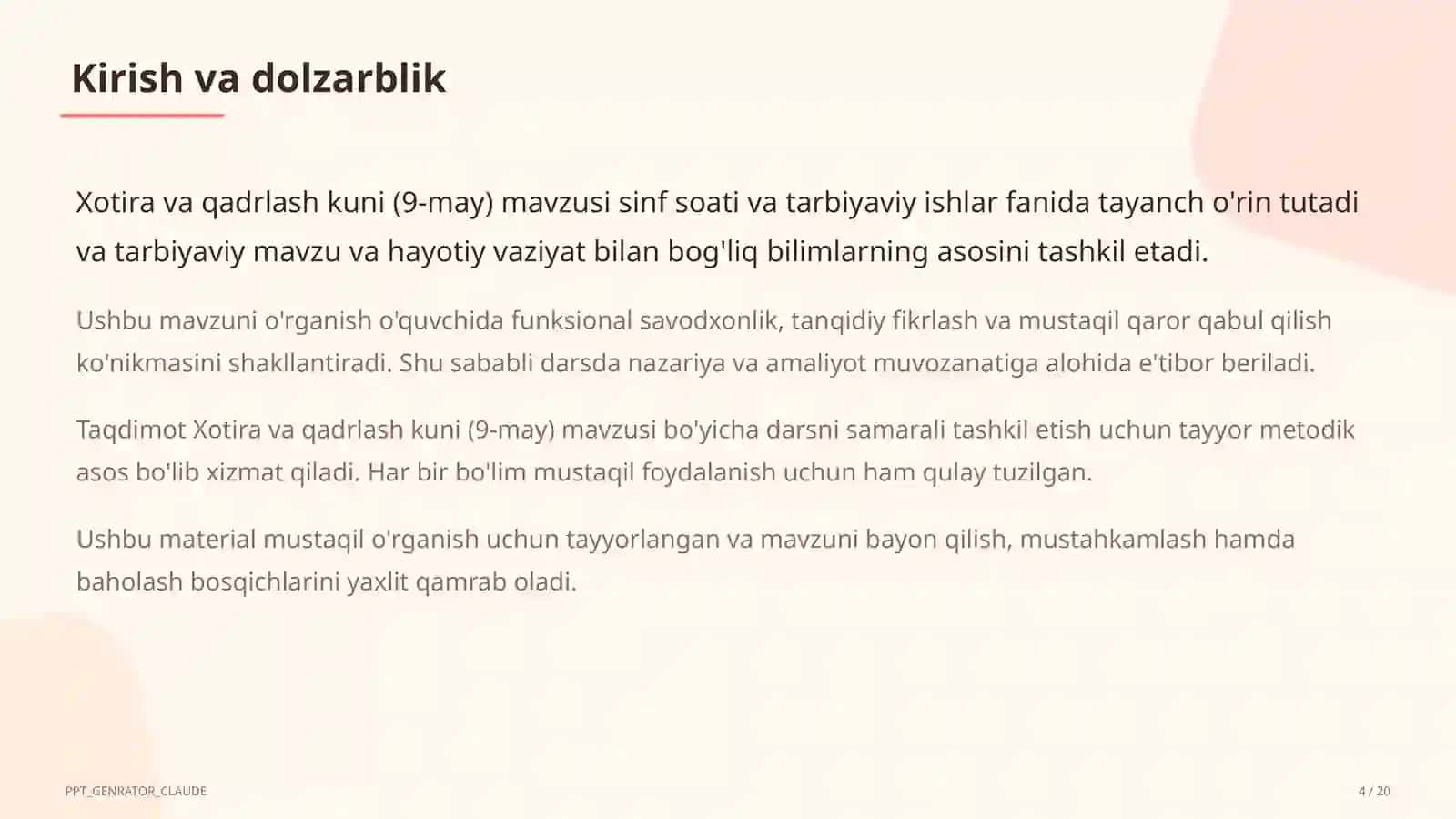 Xotira va qadrlash kuni (9-may) 4