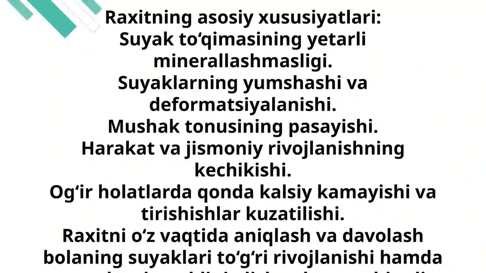 Bolalarda raxit kasalligi 4