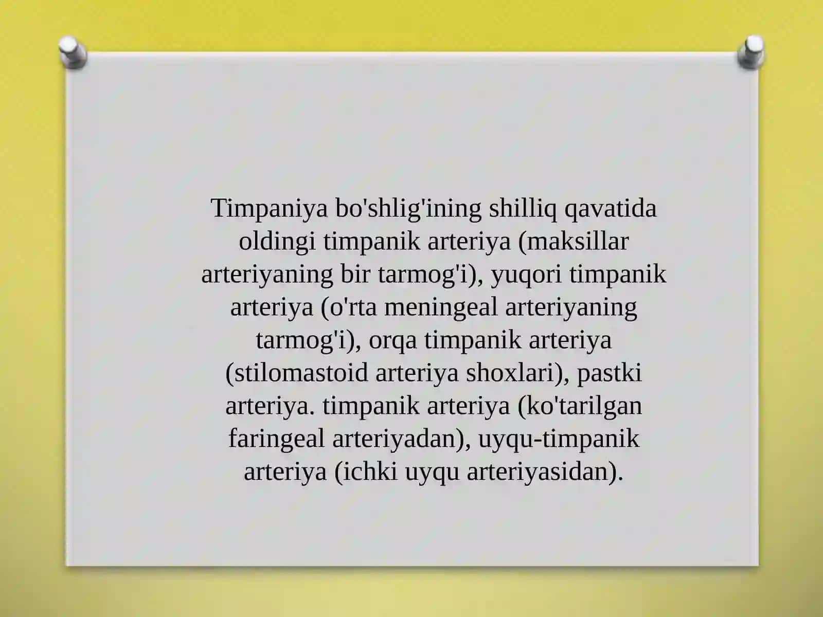 Eshitish organi içinnervasyonning hususiyatlari 4
