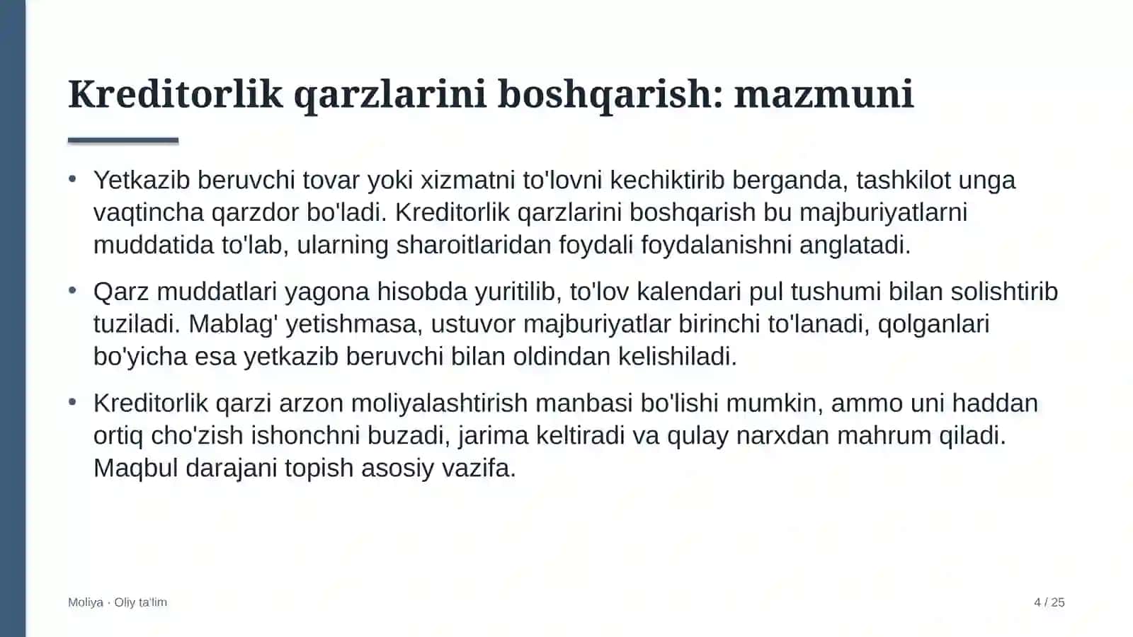 neft qazib olishda kreditorlik qarzlarini boshqarish 6156 4