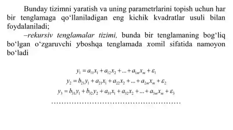 Tenglamalar tizimi 4
