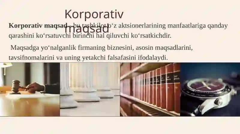 Strategiyani bajarish bo'yicha asosiy vazifalar 4