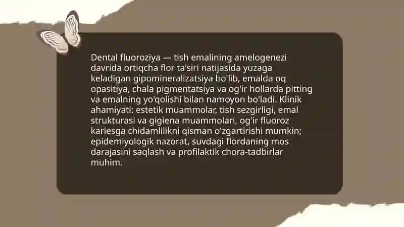Flyuoroz (Fluorosis) 4