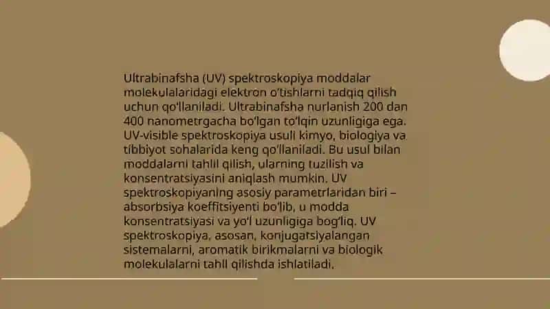 Dori vositalarini nur sindirish xususiyatlarini instrumental taxlil usullaridan aniqlash 4