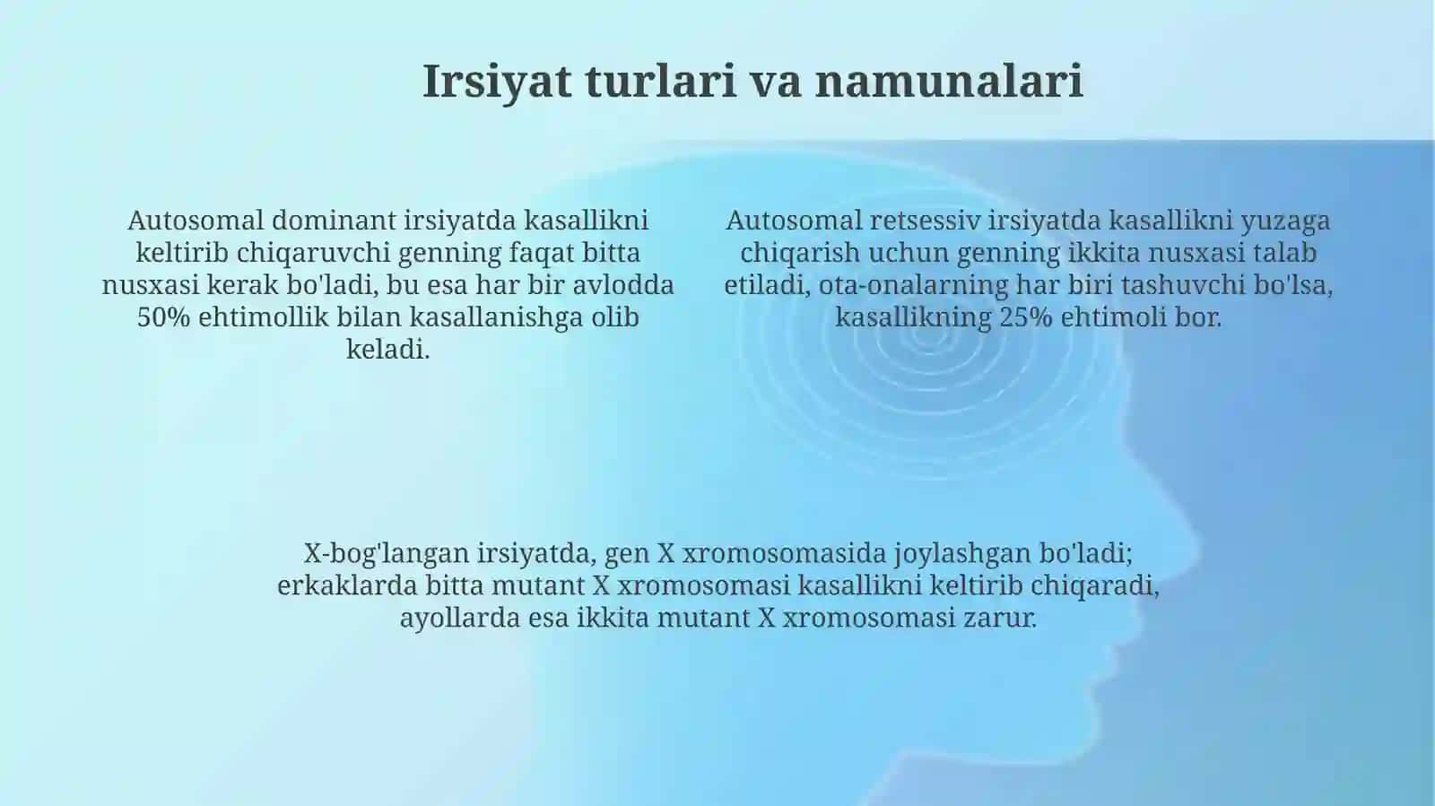 Nasliy kasalliklar 4