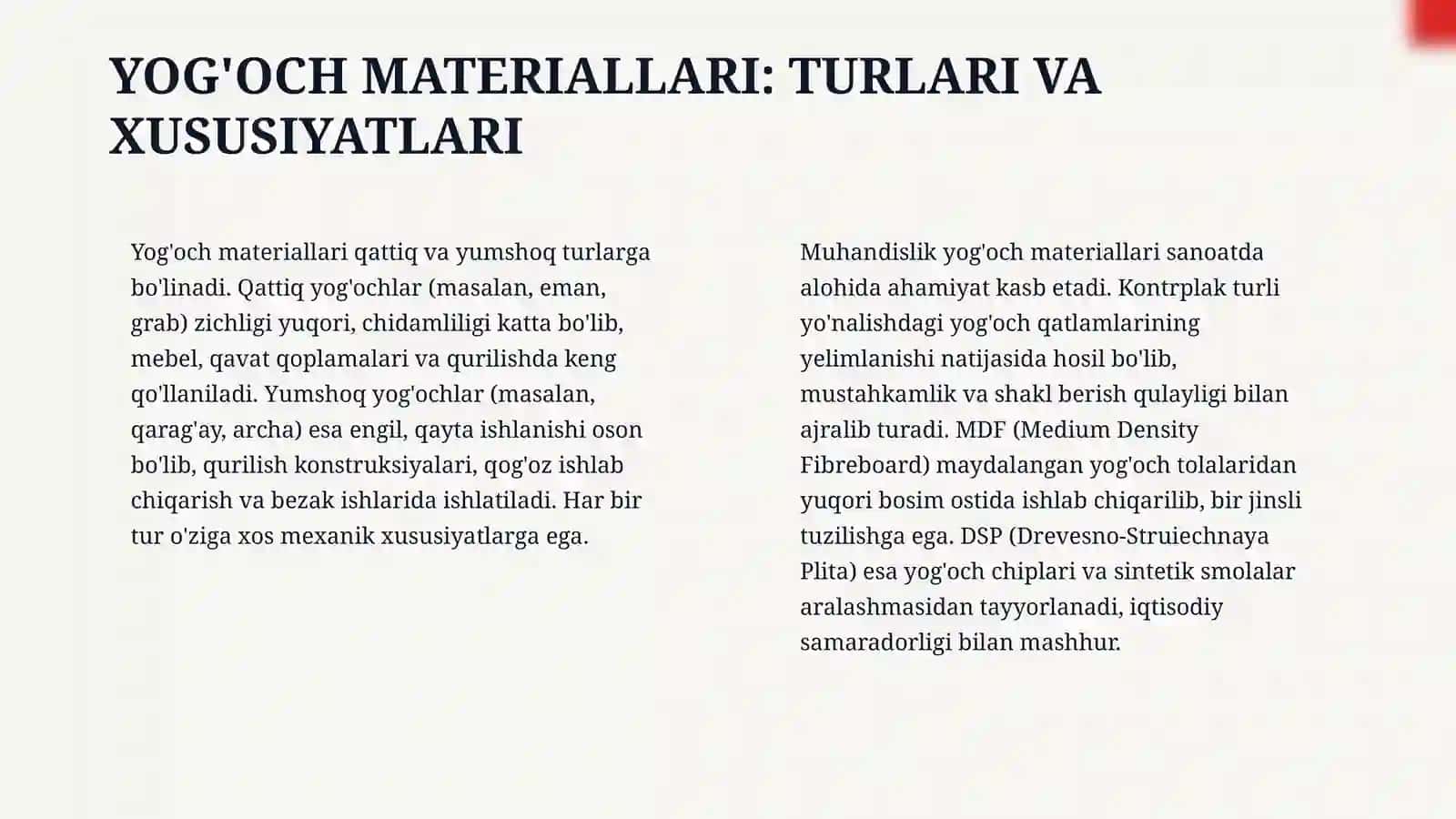 Yoğoch va yoğoch materiallariga badiiy ishlov berish 4