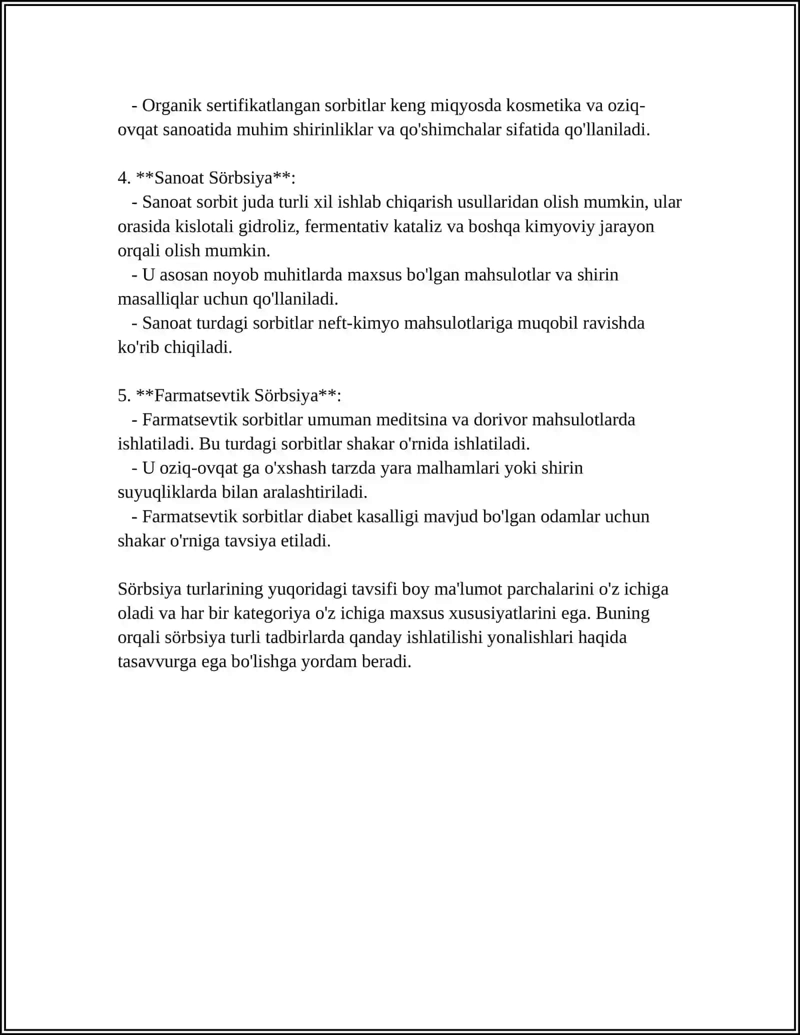 Sörbsiya turlari 4