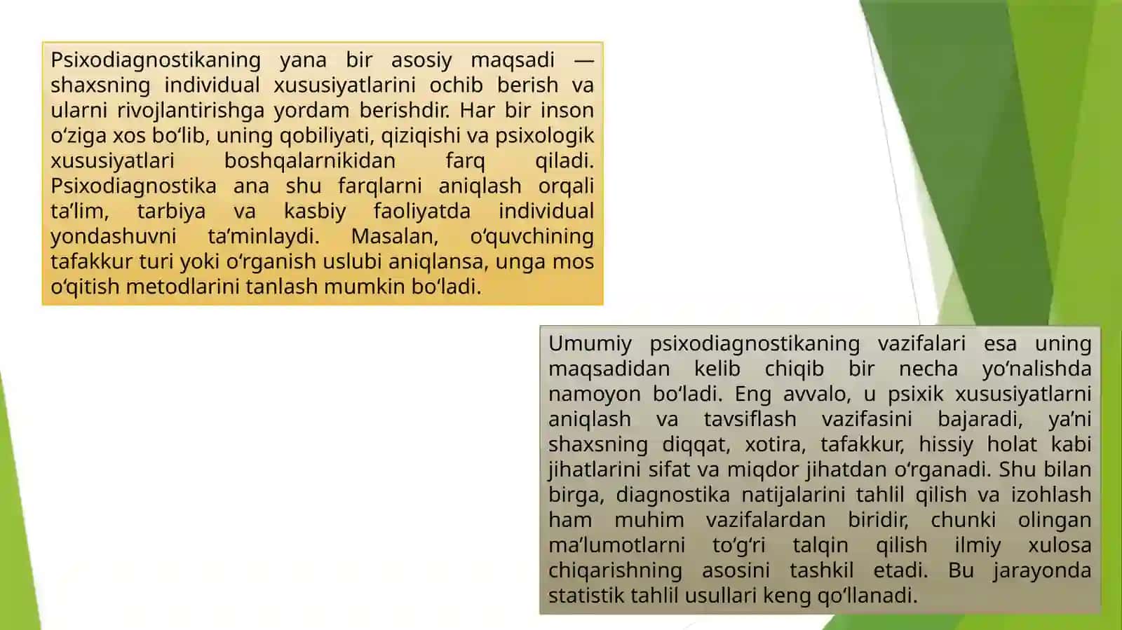 PSIXODIAGNOSTIKA FANINGmaqsadvavifasi 4