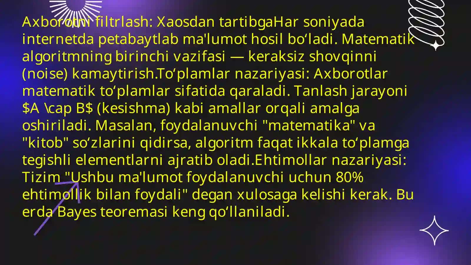 Axborotgaishlovberishning matematikasoslari 4
