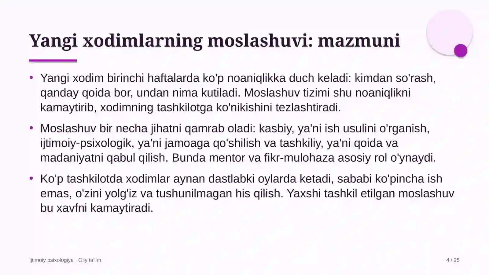 Advokatlik tuzilmalarida yangi xodimlarning ijtimoiy-psixologik moslashuvi 4